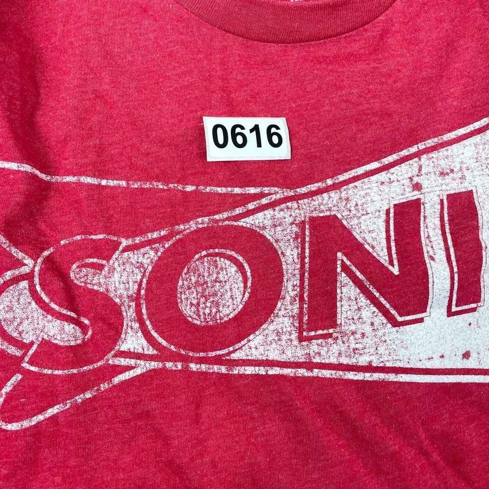 Sonic Drive-in Restaurant Burger T-shirt Men's M Red Graphic Cotton Short Sleeve - Picture 13 of 13